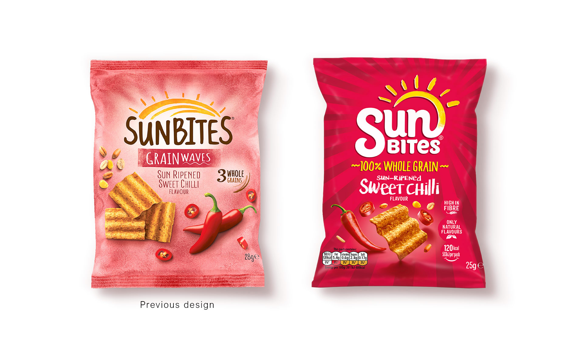 Walkers Sun Bites packaging branding - Rylands Brand Design