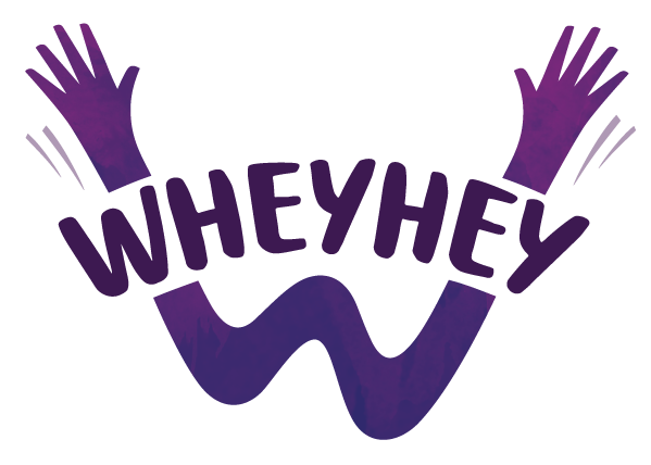 WheyHey logo- Rylands Brand Design