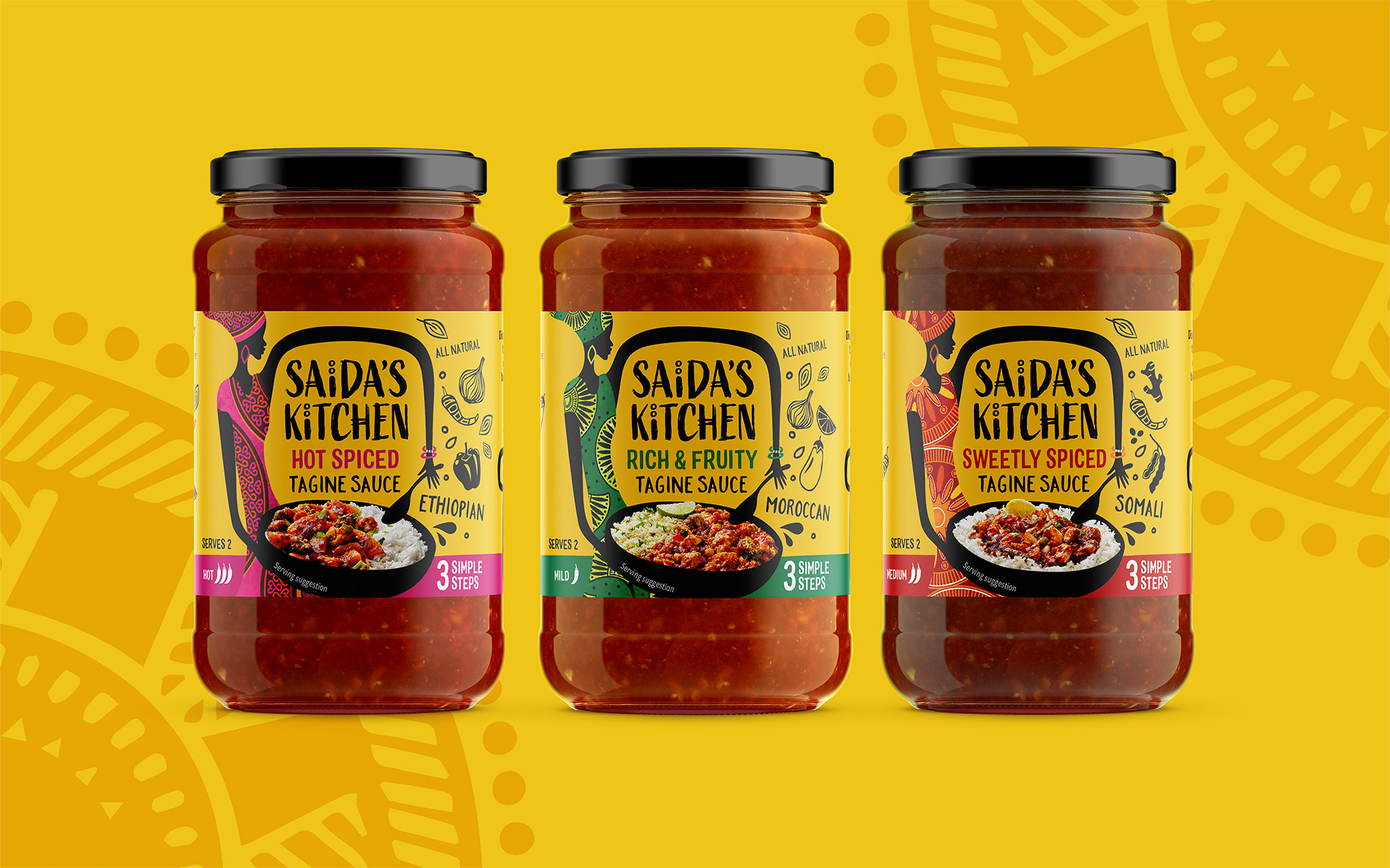 Rylands Brand Design - Saida's Kitchen Brand Design