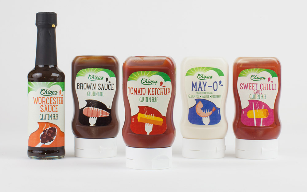 Ryland Brand Design - Project Chippa 'free from' Sauces